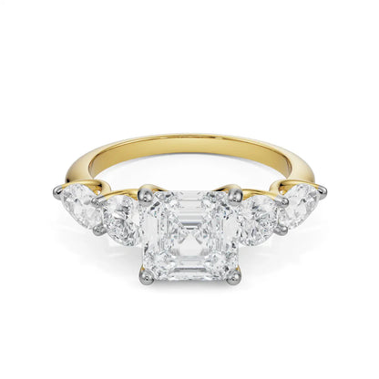 Multi Lab Grown Radiant Asscher Circle