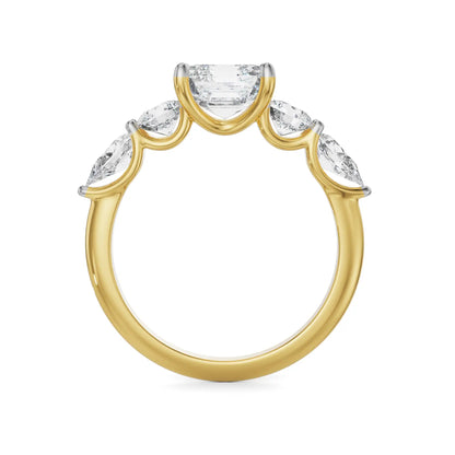 Multi Lab Grown Radiant Asscher Circle
