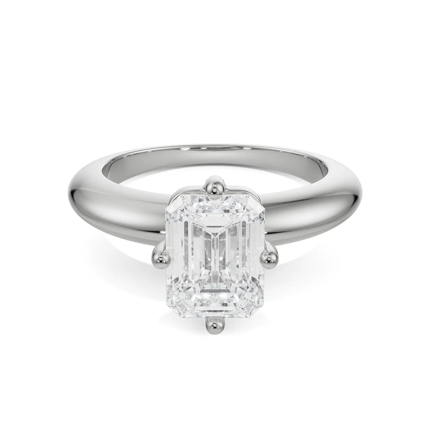 Regular Emerald Lab Grown Luxe Band