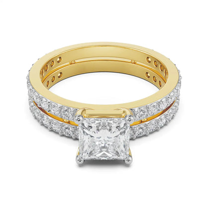Jane Princess Cut Lab Grown Luxe Circle