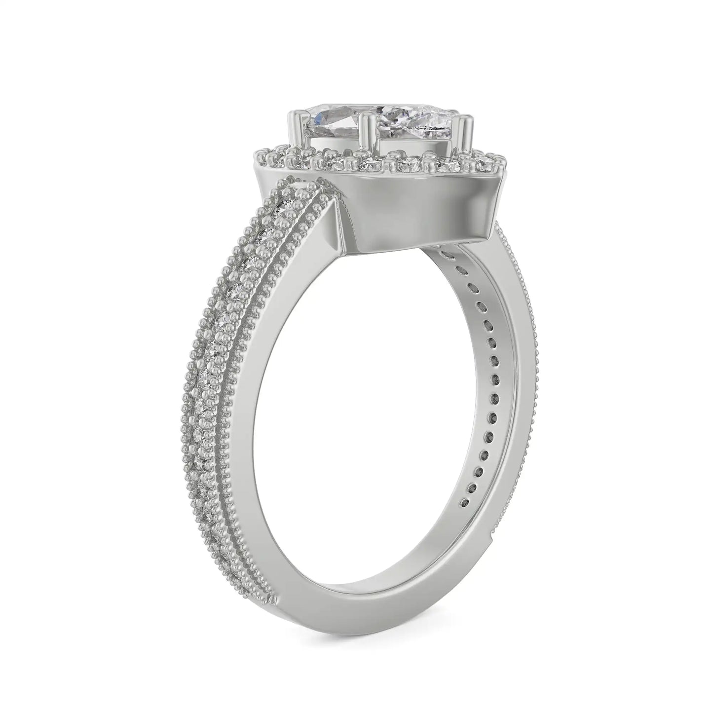 Majestic Marquise Lab Luxe Engagement Circle