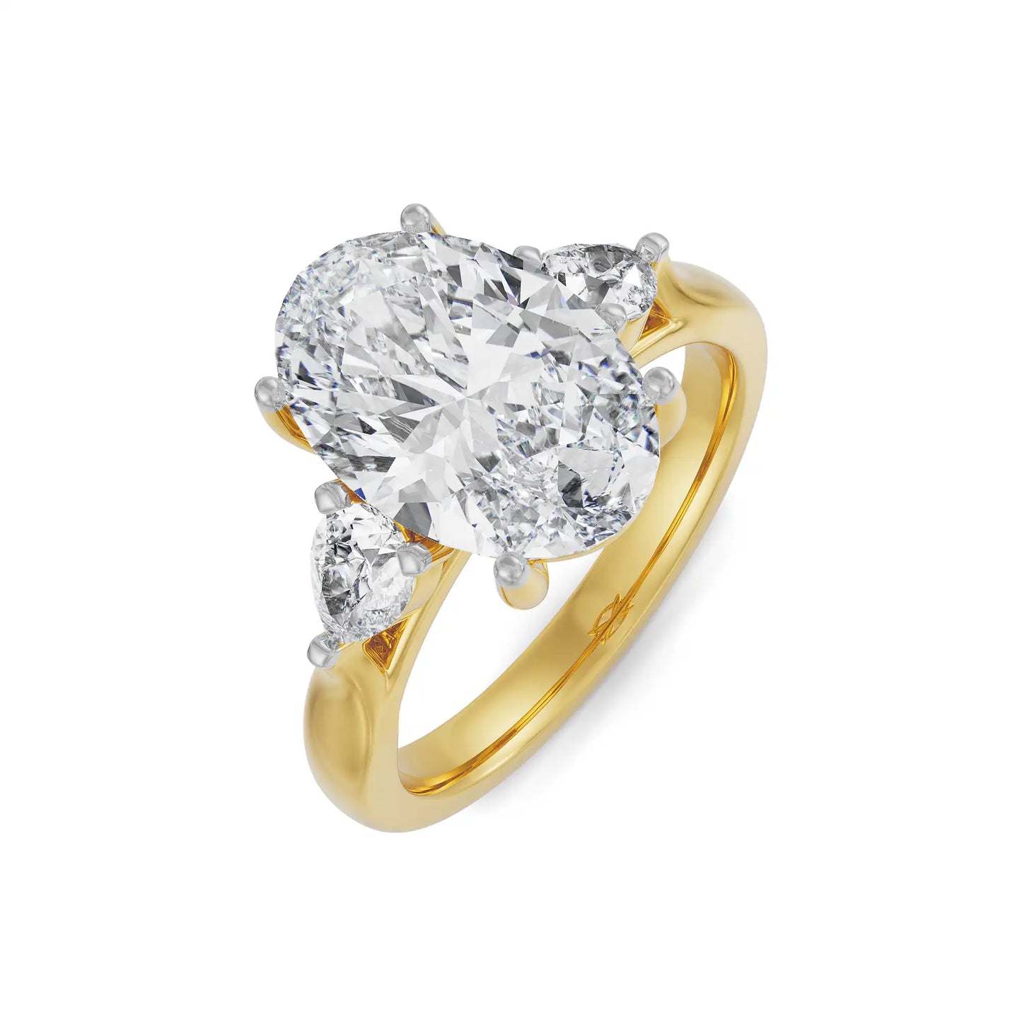 Tri Signature Lab Grown Brilliant Ring