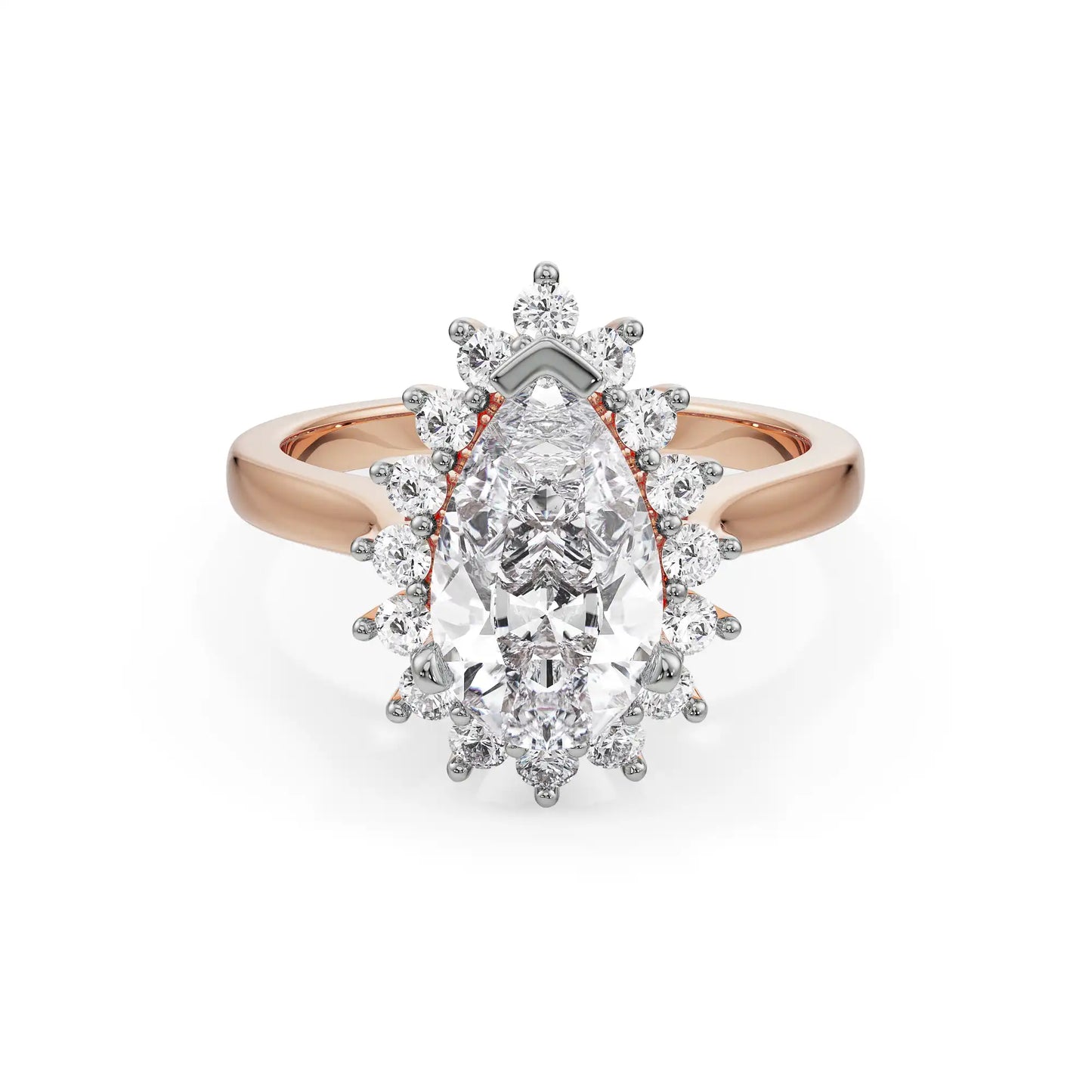 Regal Pear Lab Radiant Engagement Circle
