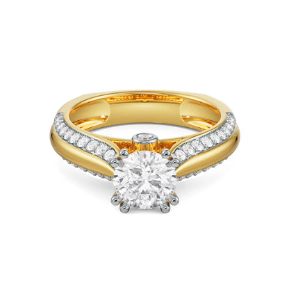 Harper Circular Lab Grown Radiant Ring