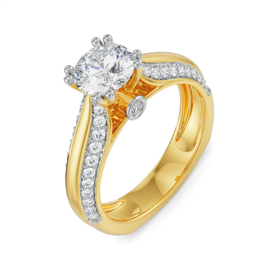 Harper Circular Lab Grown Radiant Ring