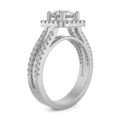 Emma Halo Circular Lab Grown Luxe Ring