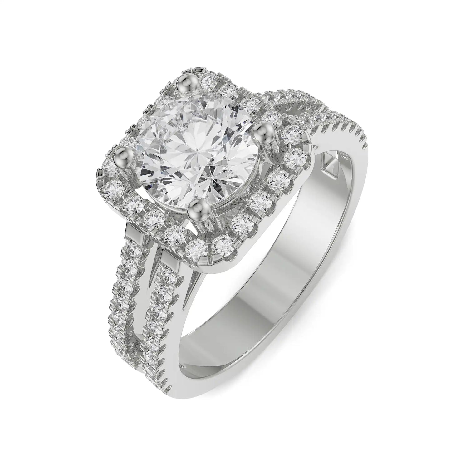Emma Halo Circular Lab Grown Luxe Ring
