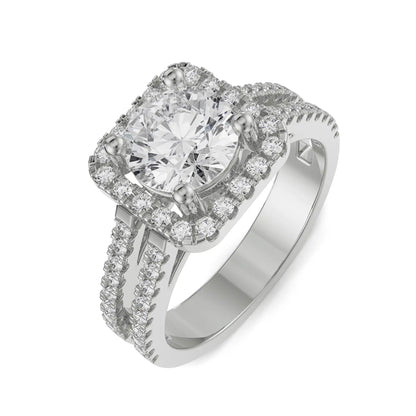 Emma Halo Circular Lab Grown Luxe Ring