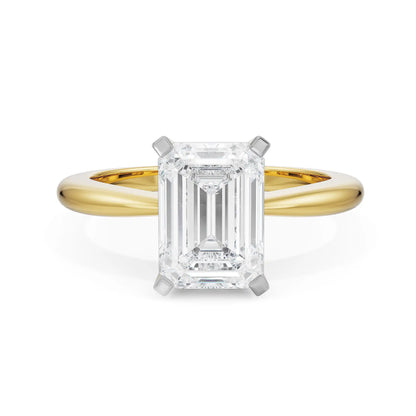 2 ct Emerald Cut  Engagement Ring
