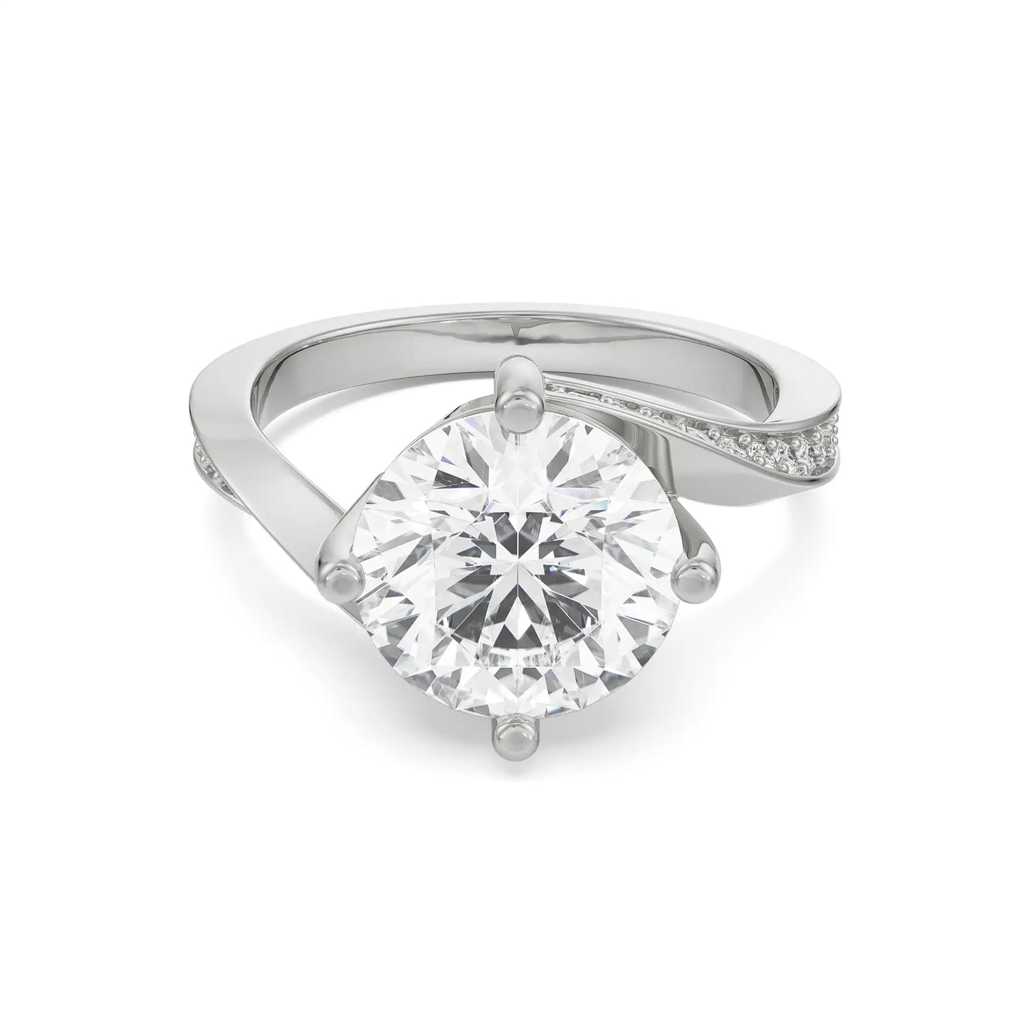 2 ct Twirl Iconic Lab Grown Brilliant Ring
