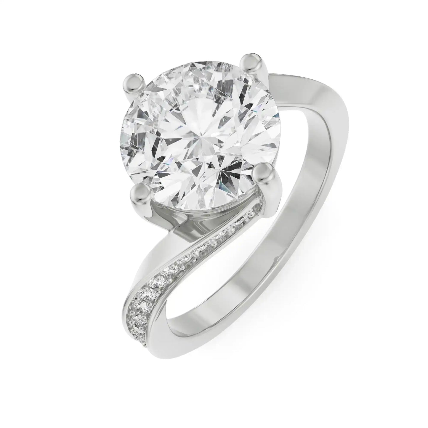 2 ct Twirl Iconic Lab Grown Brilliant Ring