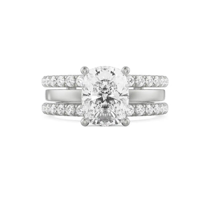1.5 CT Cushion Cut Engagement Circle