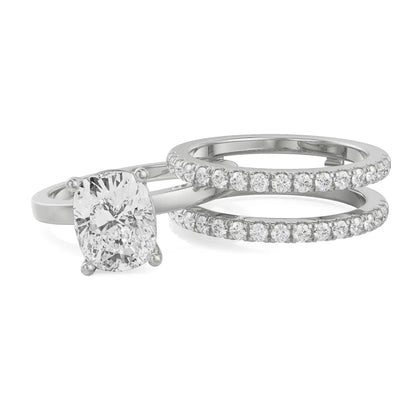 1.5 CT Cushion Cut Engagement Circle