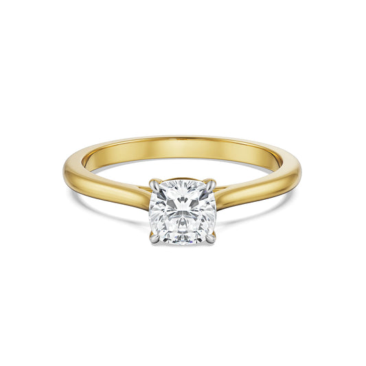 0.5 Ct Cushion Lab Grown Luxe Iconic Ring