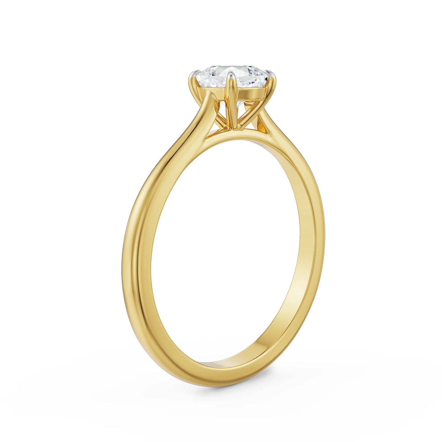 0.5 Ct Cushion Lab Grown Luxe Iconic Ring