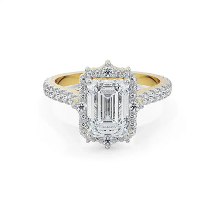 1.5 CT Emerald Lab Grown Luxe Circle