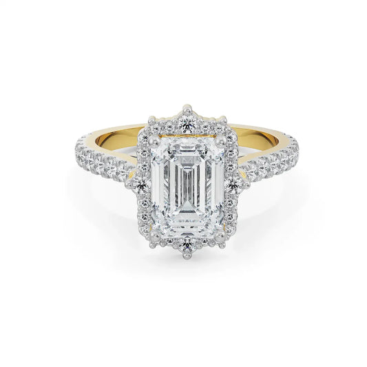 1.5 CT Emerald Lab Grown Luxe Circle