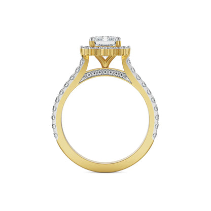 1.5 CT Emerald Lab Grown Luxe Circle
