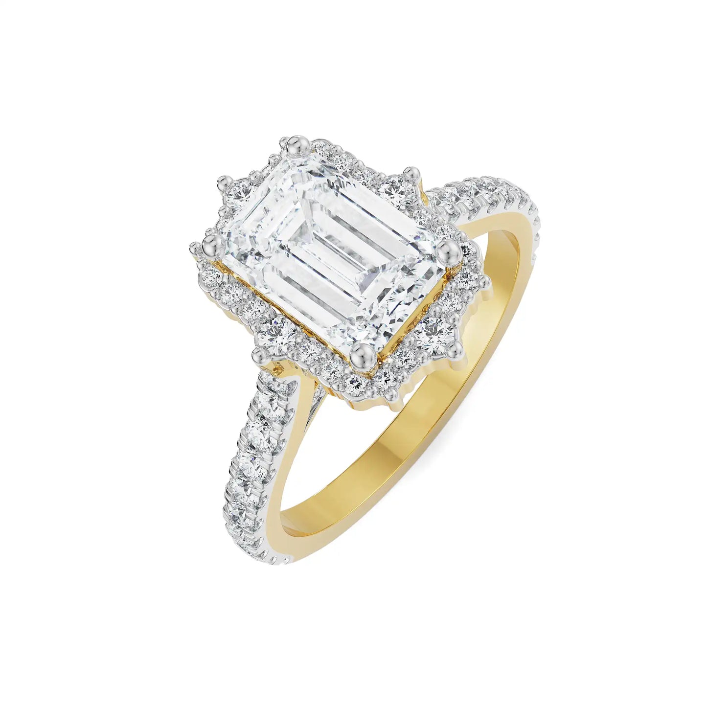 1.5 CT Emerald Lab Grown Luxe Circle