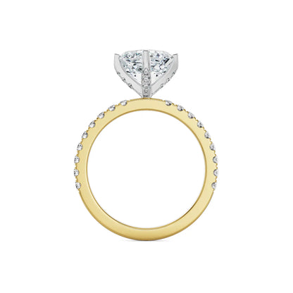 1 CT Asscher Lab Grown Luxe Band