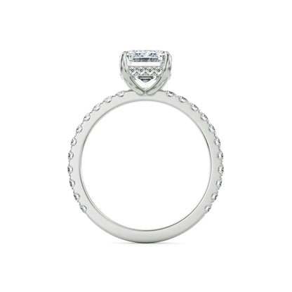 2.5 ct Emerald Lab Grown Luxe Ring