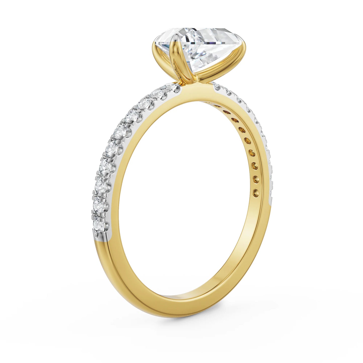 Timeless Trillion Lab Luxe Engagement Band