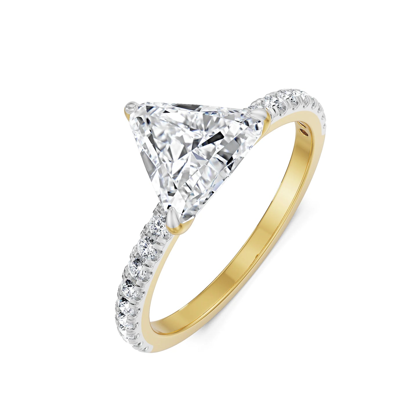 Timeless Trillion Lab Luxe Engagement Band