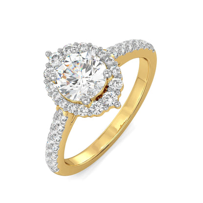 Fizy Halo Lab Grown Luxe Engagement Circle