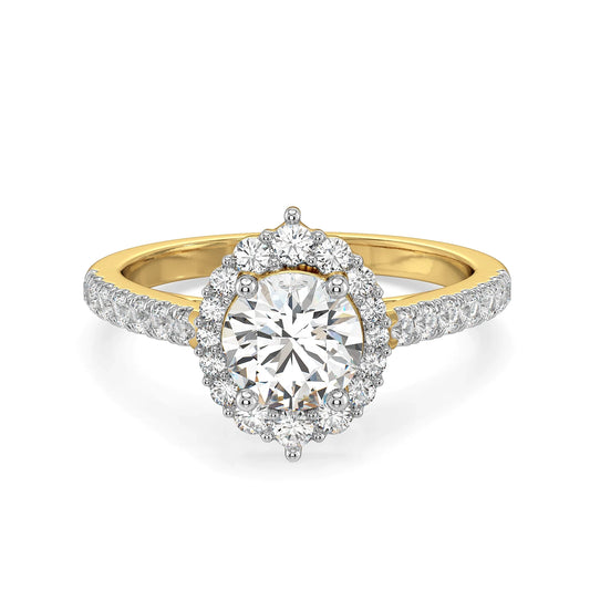 Fizy Halo Lab Grown Luxe Engagement Circle