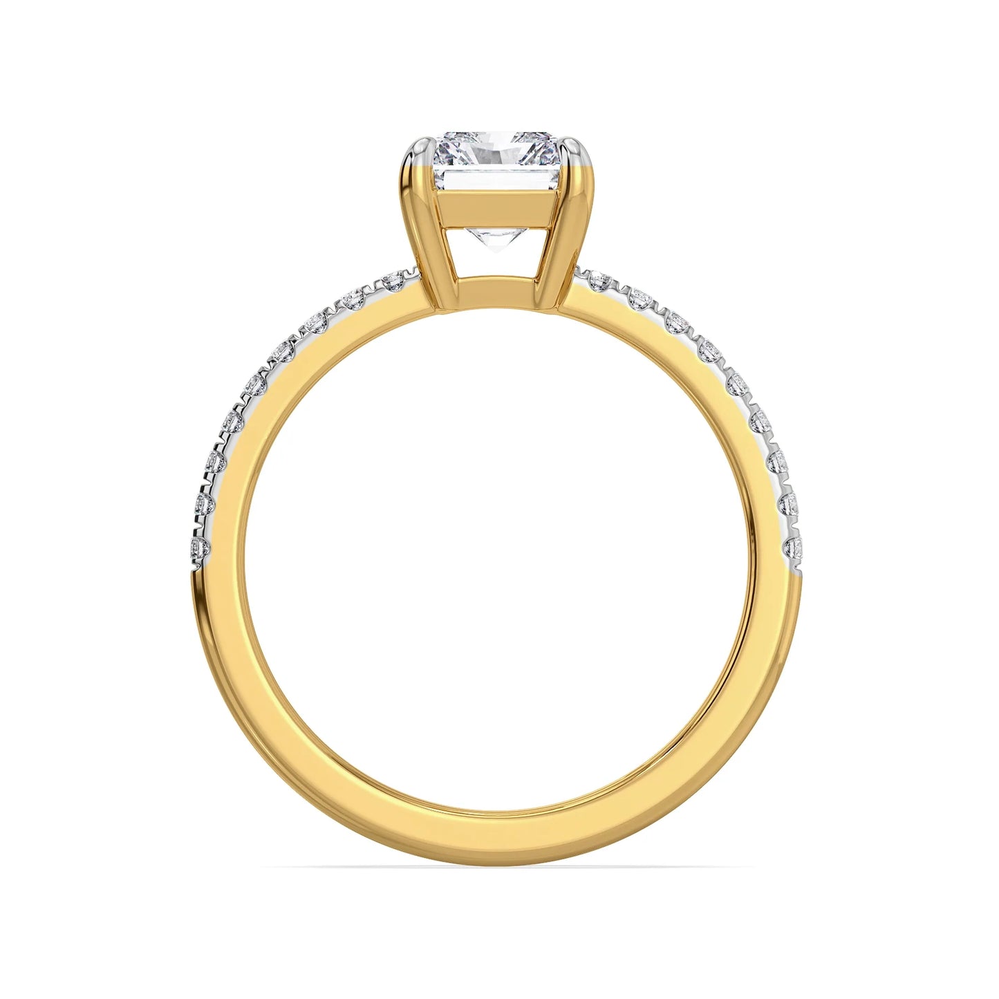 Terisa Radiant Lab Grown Engagement Circle Ring