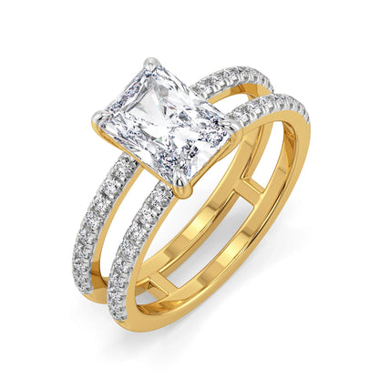Terisa Radiant Lab Grown Engagement Circle Ring