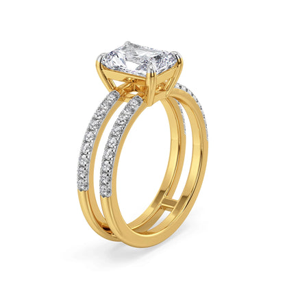 Terisa Radiant Lab Grown Engagement Circle Ring
