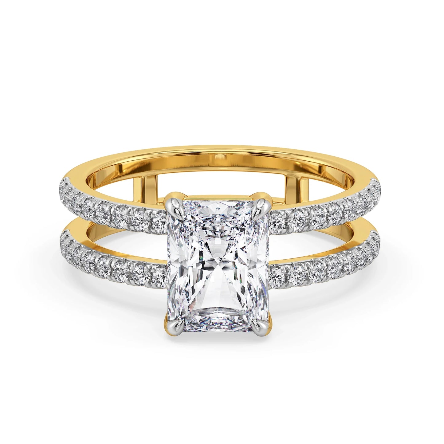 Terisa Radiant Lab Grown Engagement Circle Ring