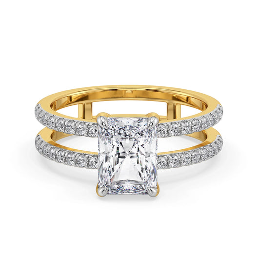Terisa Radiant Lab Grown Engagement Circle Ring