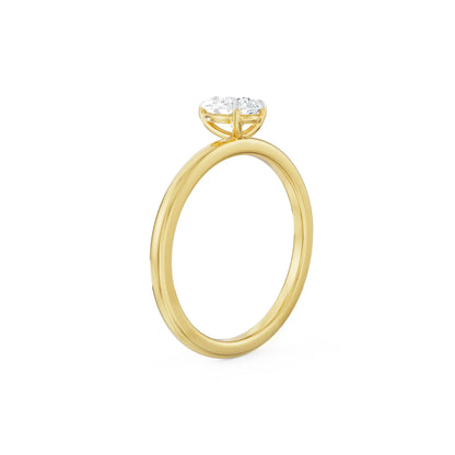 0.5 Ct Pear Lab Luxe Engagement Circle
