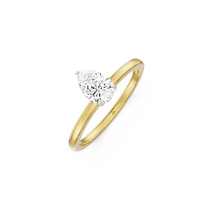 0.5 Ct Pear Lab Luxe Engagement Circle