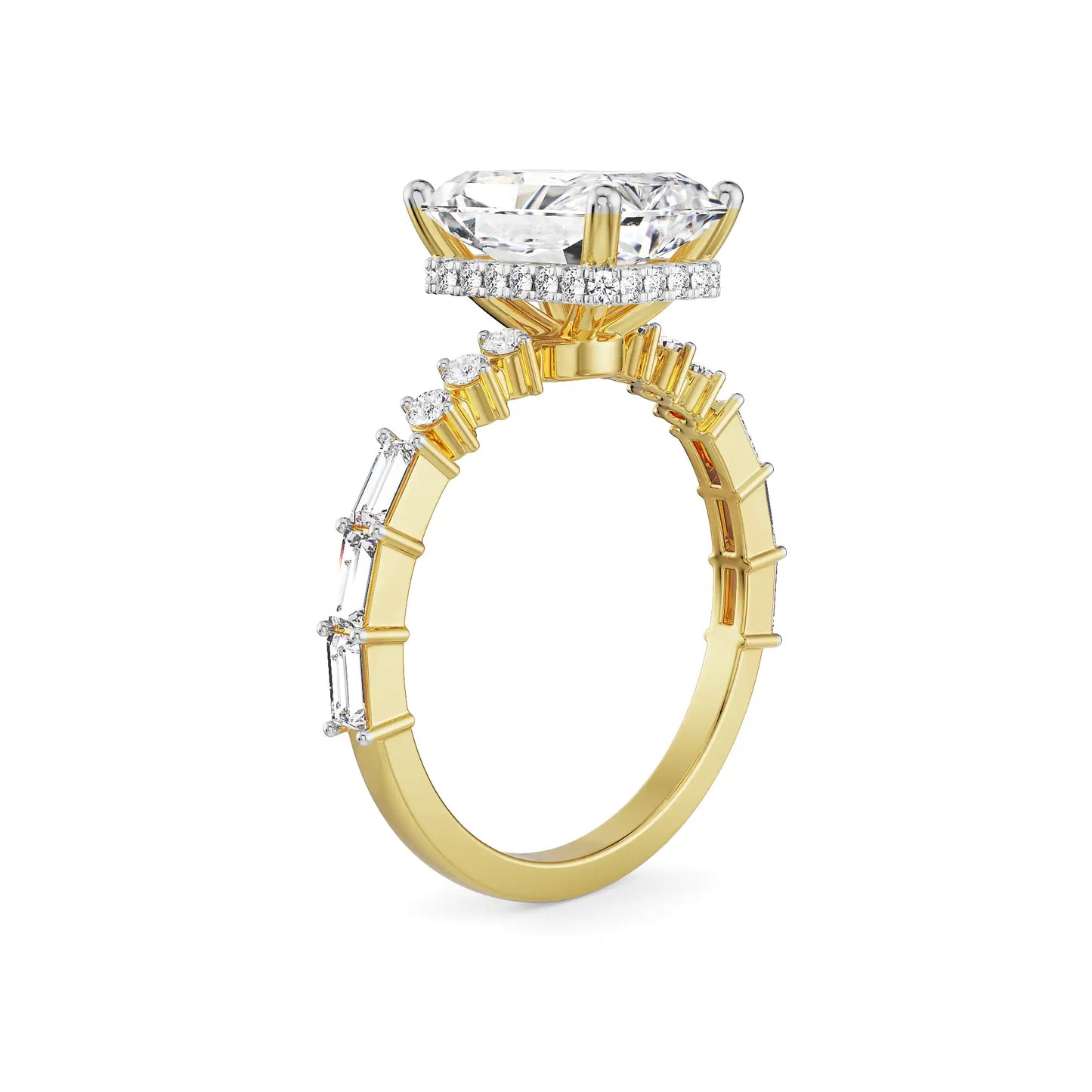 Saira Radiant Lab Grown Engagement Circle