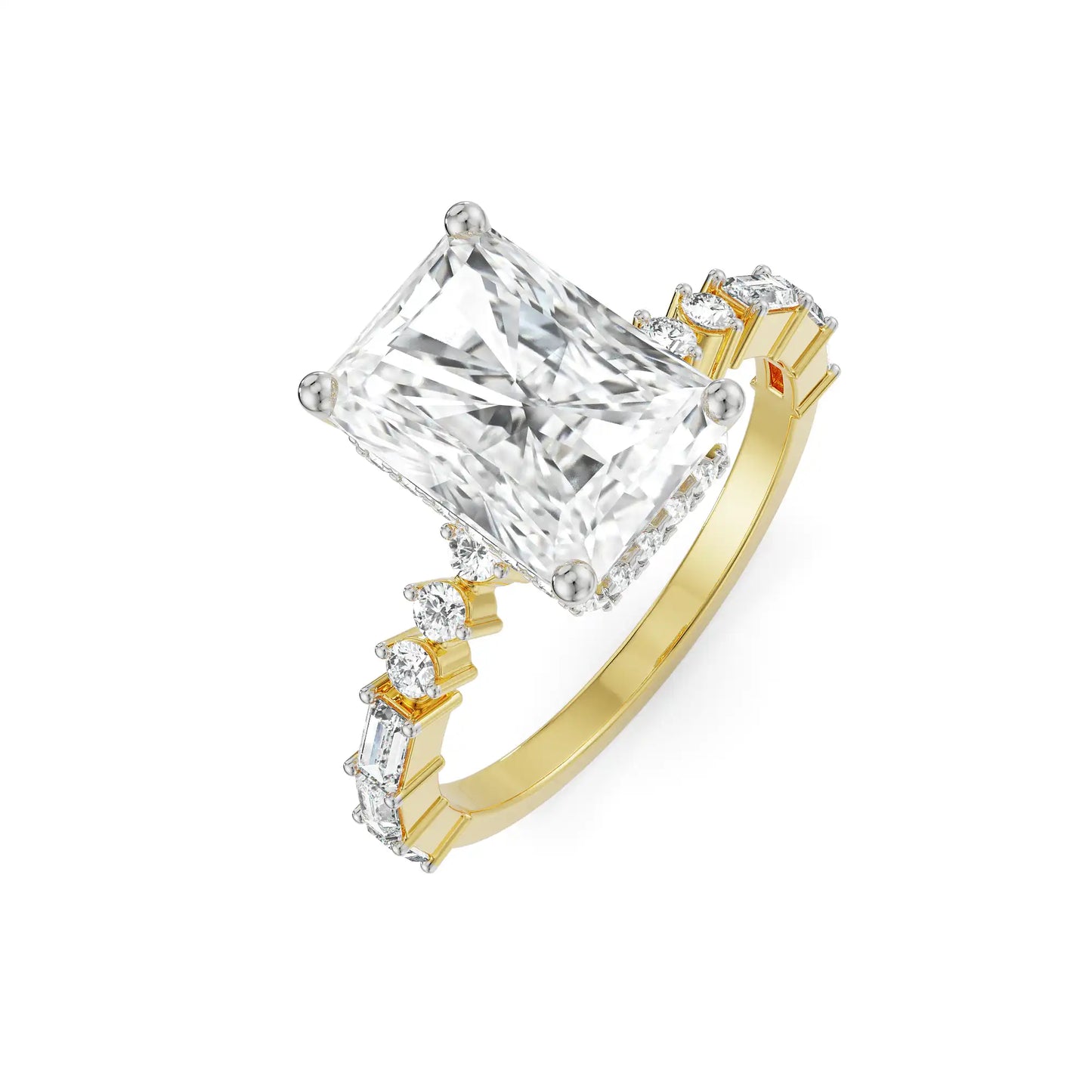 Saira Radiant Lab Grown Engagement Circle