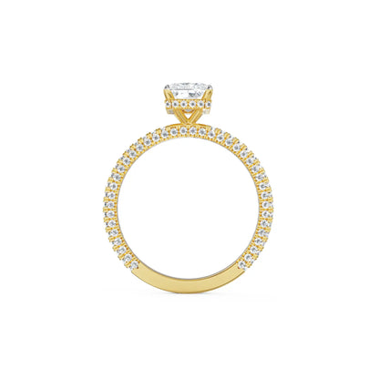 1.5 CT Oval Lab Grown Radiant Band