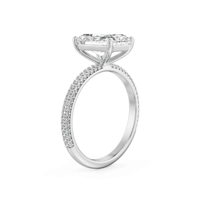 Vintage Glamour Emerald Radiant Ring