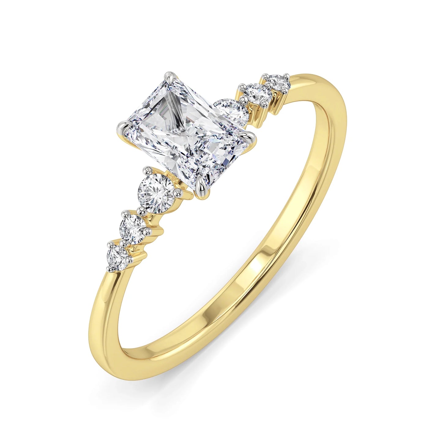 Isha Radiant Lab-Grown Brilliant Engagement Band