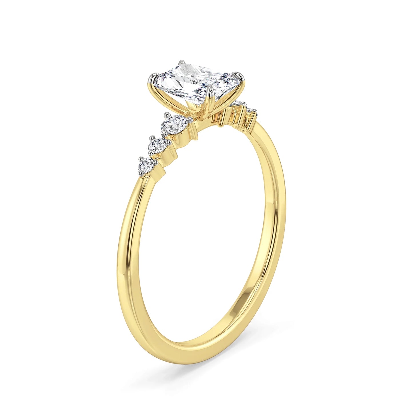 Isha Radiant Lab-Grown Brilliant Engagement Band