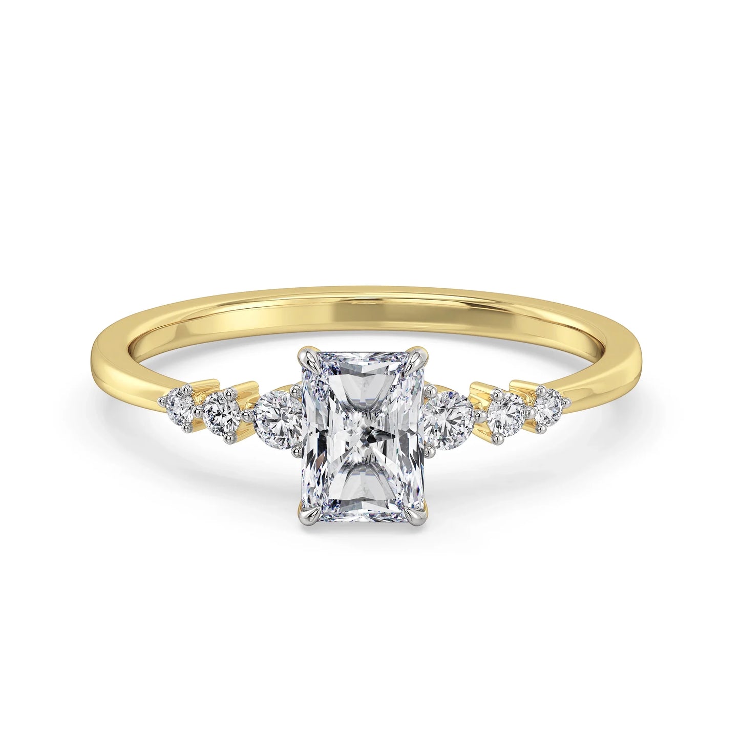 Isha Radiant Lab-Grown Brilliant Engagement Band