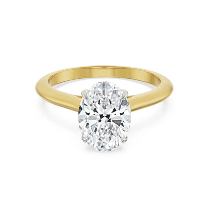 1.5 Carat Oval Lab Grown Brilliant Engagement Circle