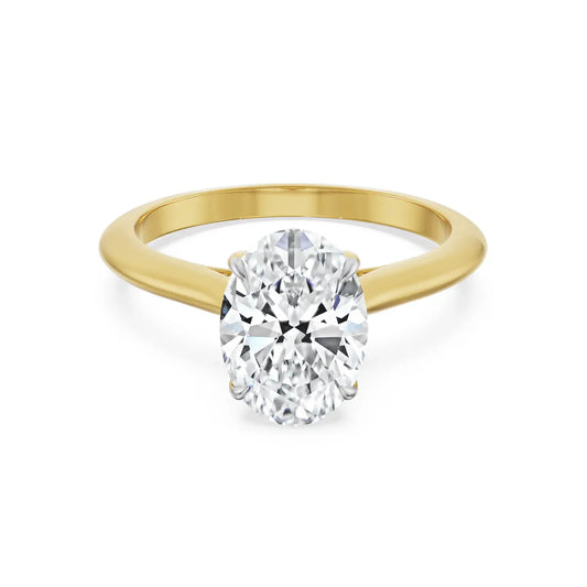 1.5 Carat Oval Lab Grown Brilliant Engagement Circle