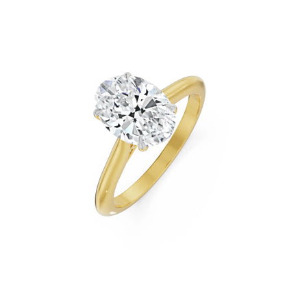 1.5 Carat Oval Lab Grown Brilliant Engagement Circle