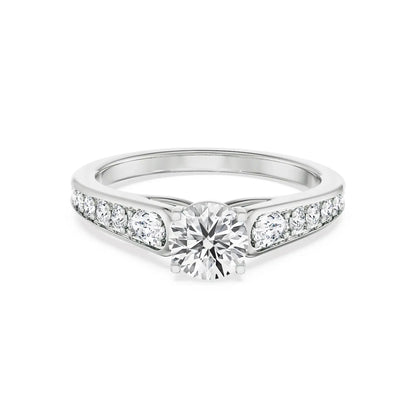 Harlow Pavé Engagement Circle Ring