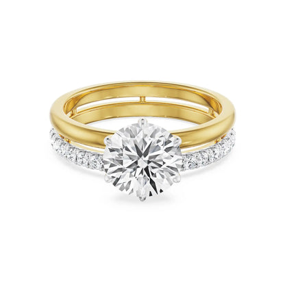1.5 CT Genelia Bridal Set Band