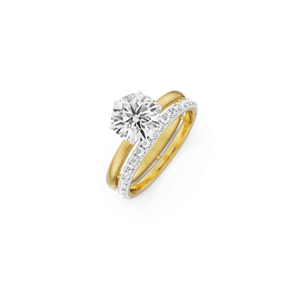 1.5 CT Genelia Bridal Set Band