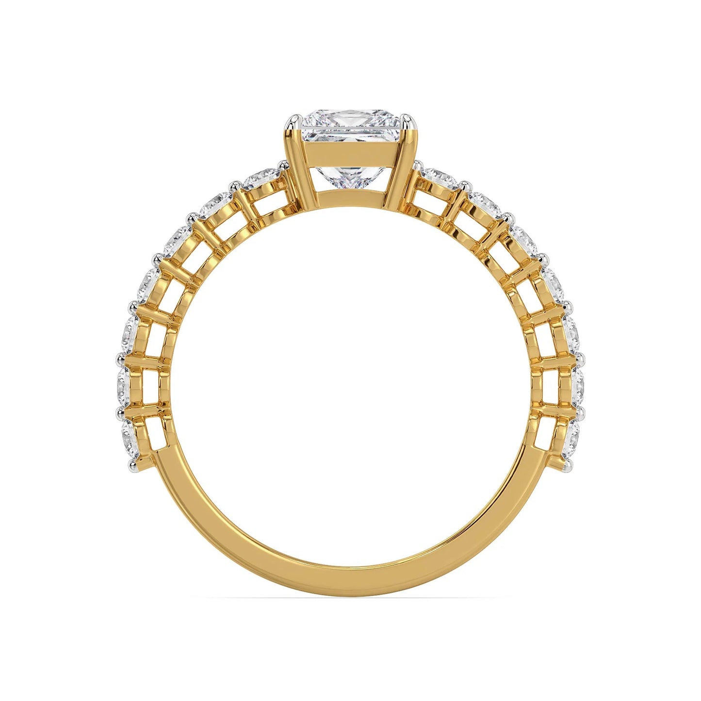 Princess Regalia Lab Grown Radiant Circle